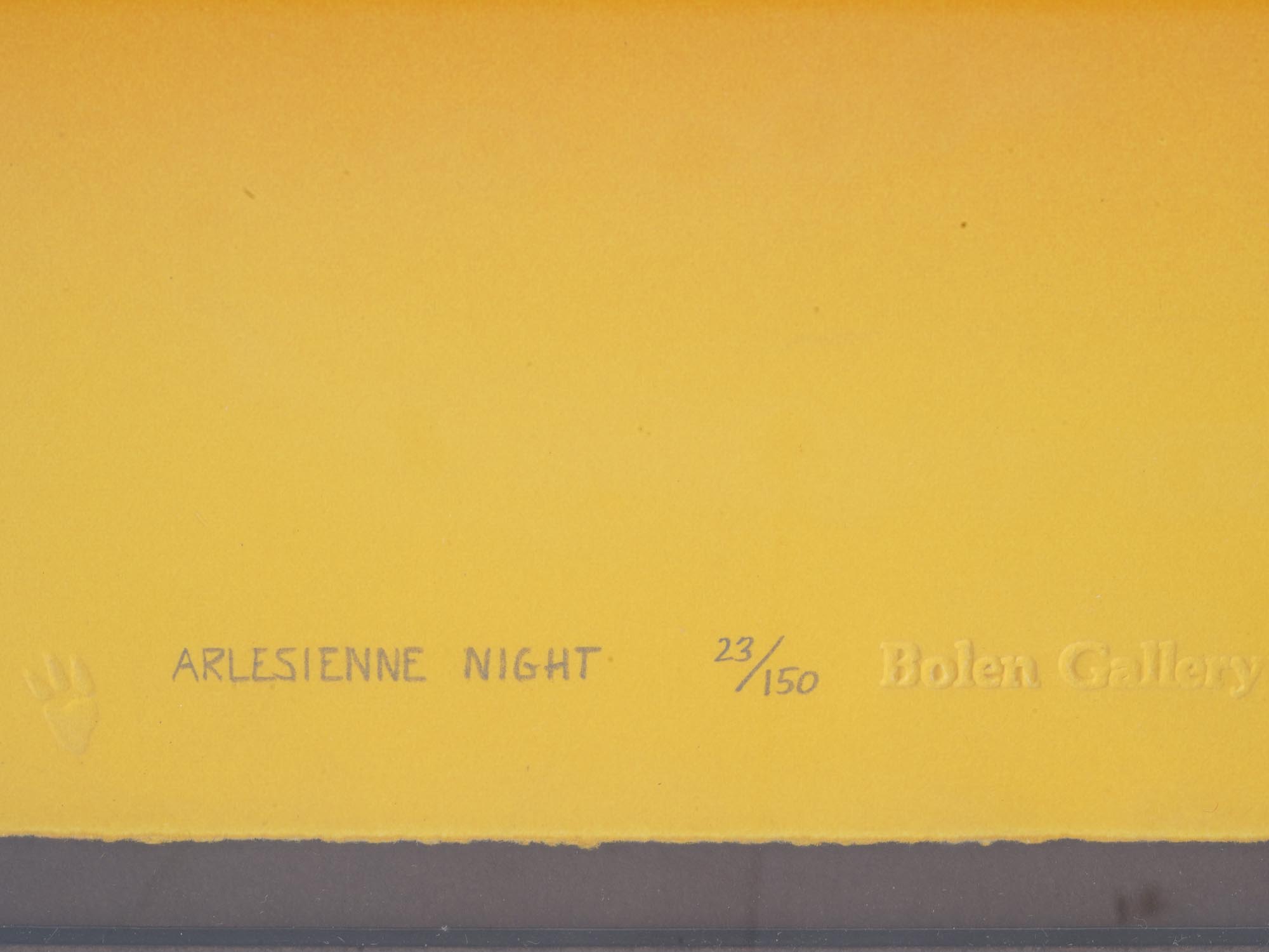 AMERICAN COLOR LITHOGRAPH NIGHT BY ARTHUR SECUNDA PIC-4